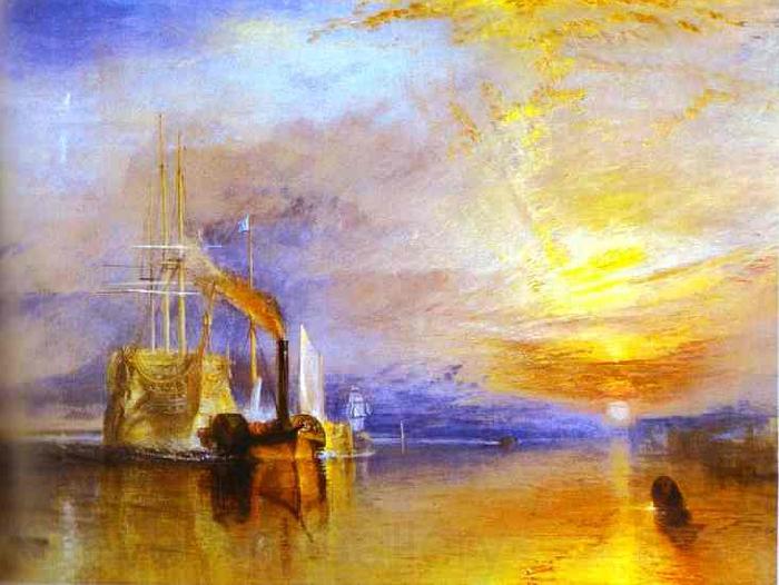 J.M.W. Turner Fighting Temeraire Tugged to Her Last Berth to Be Broken up France oil painting art